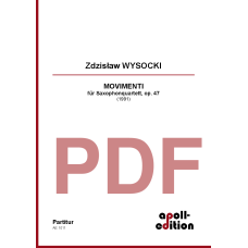 Wysocki Zdzisław: MOVIMENTI, op. 47