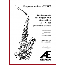 MOZART Wolfgang Amadeus: Ein Andante für eine Walze in einer kleinen Orgel, KV 616