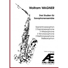 WAGNER Wolfram: Drei Studien für Saxophonensemble