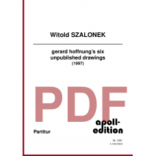 SZALONEK Witold: gerard hoffnung’s six unpublished drawings (1997)