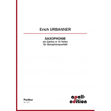 URBANNER Erich: Saxophonie