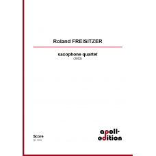 FREISITZER Roland: Saxophone Quartet