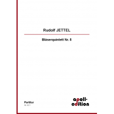 JETTEL Rudolf: Bläserquintett Nr. 5