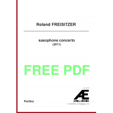 FREISITZER Roland: Saxophone Concerto