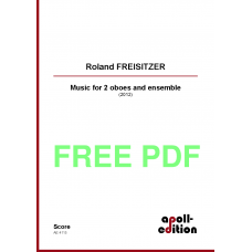 FREISITZER Roland: Music for 2 oboes and ensemble