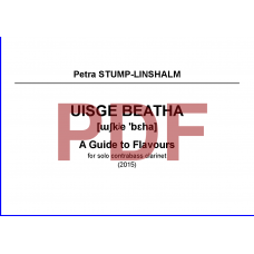 STUMP-LINSHALM Petra: UISGE BEATHA for solo contrabass clarinet
